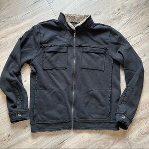 Hurley Men’s Zip Mock Neck Sweater​